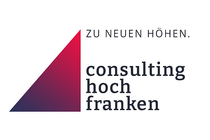 Logo der studentischen Initiative consulting hochfranken mit Dreieck
